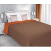 Oranžově hnědý přehoz na postel