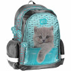 Pětidílná školní taška pro holčičku s kotětem