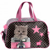 Dívčí krásný růžový šestidílný školní batoh CAT