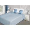  Oboustranné přehozy na postele světle modré barvy
