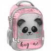 Roztomilá dívčí růžová pětidílná školní taška PANDA