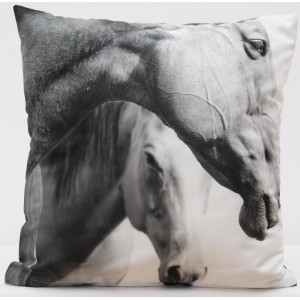 Luxusní povlak na polštář s motivem koně