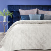 Prošívaný luxusní přehoz na postel krémové barvy