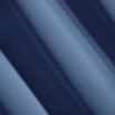 Modré jednobarevné zatemňující závěsy na řasící pásku