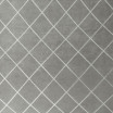 Sametový jednobarevný závěs s geometrickým motivem šedé barvy