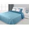 Oboustranné přehozy světle modré barvy na manželskou postel