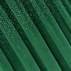 Zelené jednobarevné závěsy black out zdobené imitací zirkonů