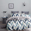 Krásné pohodlné bavlněné ložní povlečení v barevné kombinaci se vzorem