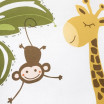 Dětské bavlněné ložní povlečení s motivem žirafy