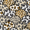 Originální povlečení s leopardím vzorem béžové barvy