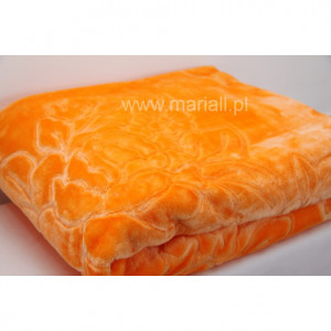 Luxusní deka v oranžové barvě