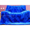 Luxusní deka v královské modré barvě