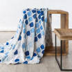 Moderní deka v krásných modrých barvách
