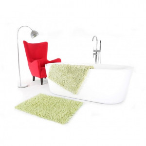 Světle zelené koupelnové koberečky 60 x 90 cm