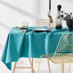 Kvalitní ubrus na stůl v tyrkysové barvě 130 x 180 cm
