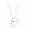 Dětské nástěnné hodiny ve tvaru zajíčka