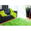 Kusový koberec plyšový v zelené barvě