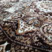 Hnědý vintage koberec s mandalou