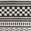 Stylový oboustranný koberec v šedé barvě