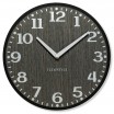 Nástěnné hodiny v šedé barvě