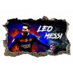 Nálepka na zeď 3D Lionel Messi 120 x 72 cm