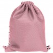 Tříčástová růžová školní taška se pejsky