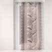 Jemná a vzdušná záclona s motivem listů 140 x 240 cm