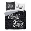 Designové bavlněné ložní povlečení King &amp; Queen