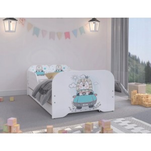 Kvalitní dětská postel s lvíčkem 140 x 70 cm