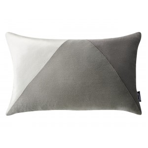 Luxusní povlak na polštář v odstínech šedé