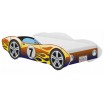 Okouzlující dětská postel 160 x 80 cm závodní auto