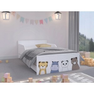 Kouzelná dětská postel se zvířátky 160 x 80 cm