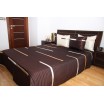 Luxusní přehozy na postel v čokoládové barvě