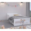 Úchvatná dětská postel 180 x 90 cm se zvířátky