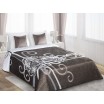Luxusní a moderní hnědé přehozy oboustranné na postel