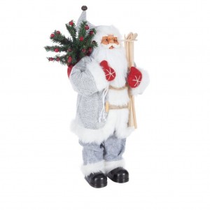Ozdobná dekorační vánoční figurka červeného Santa Clause 45 cm