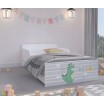 Úchvatná dětská postel 180 x 90 cm s pohádkovým dráčkem
