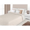 Prošívané oboustranné deky a přehozy na postel béžové barvy 