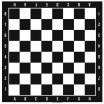 Samolepka na stůl šachy 54 x 54 cm