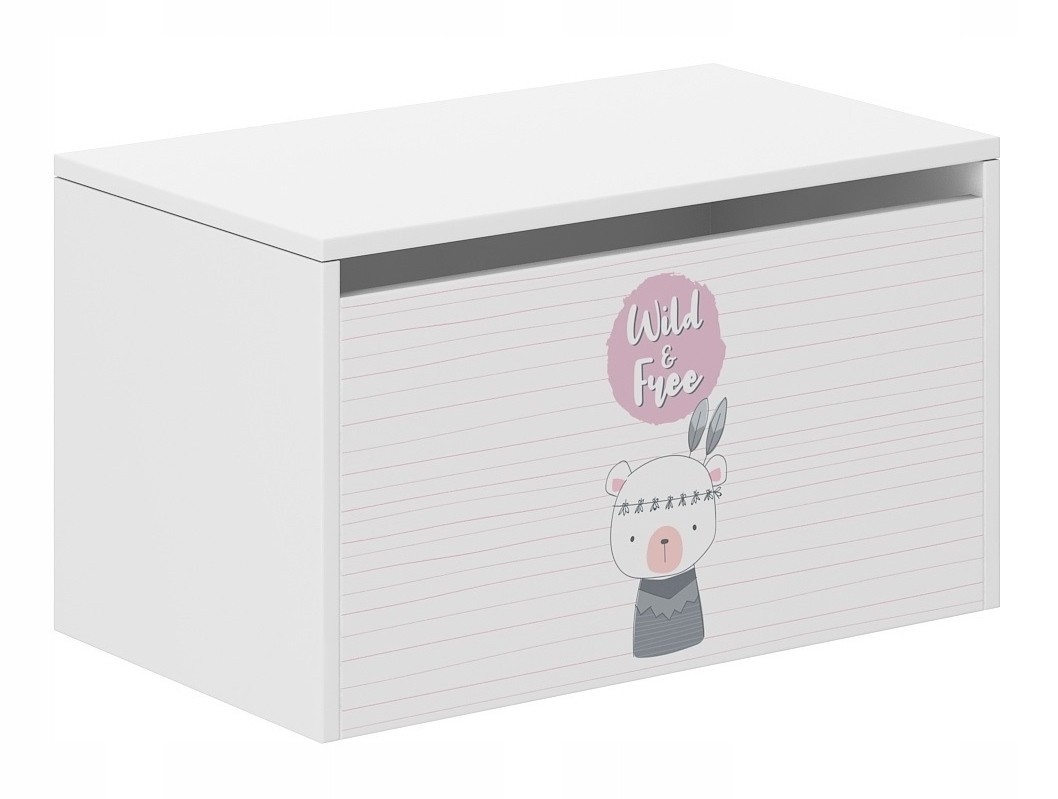 Dětský úložný box s roztomilým zvířátkem 40x40x69 cm