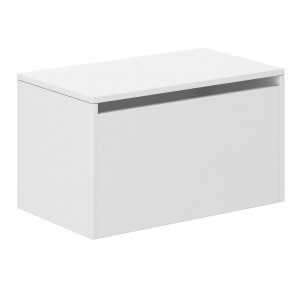 Dětský úložný box bílý 40x40x69 cm