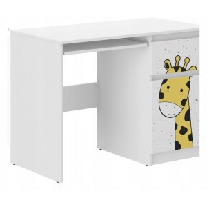 Dětský psací stůl s milou žirafou 77x50x96 cm