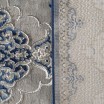 Elegantní koberec modré barvy ve vintage stylu