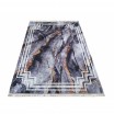 Protiskluzový koberec tmavě šedé barvy se vzorem