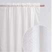 Decentní záclona se vzory na řasící pásku 140 x 280 cm