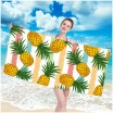 Plážová osuška s motivem ananasu 100 x 180 cm