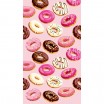 Plážová osuška s motivem sladkých donutů 100 x 180 cm