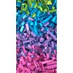 Plážová osuška s motivem barevných kostek 100 x 180 cm