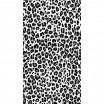 Plážová osuška se vzorem tygra bílého 100 x 180 cm