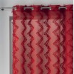 Červená záclona se vzorem 140 x 280 cm